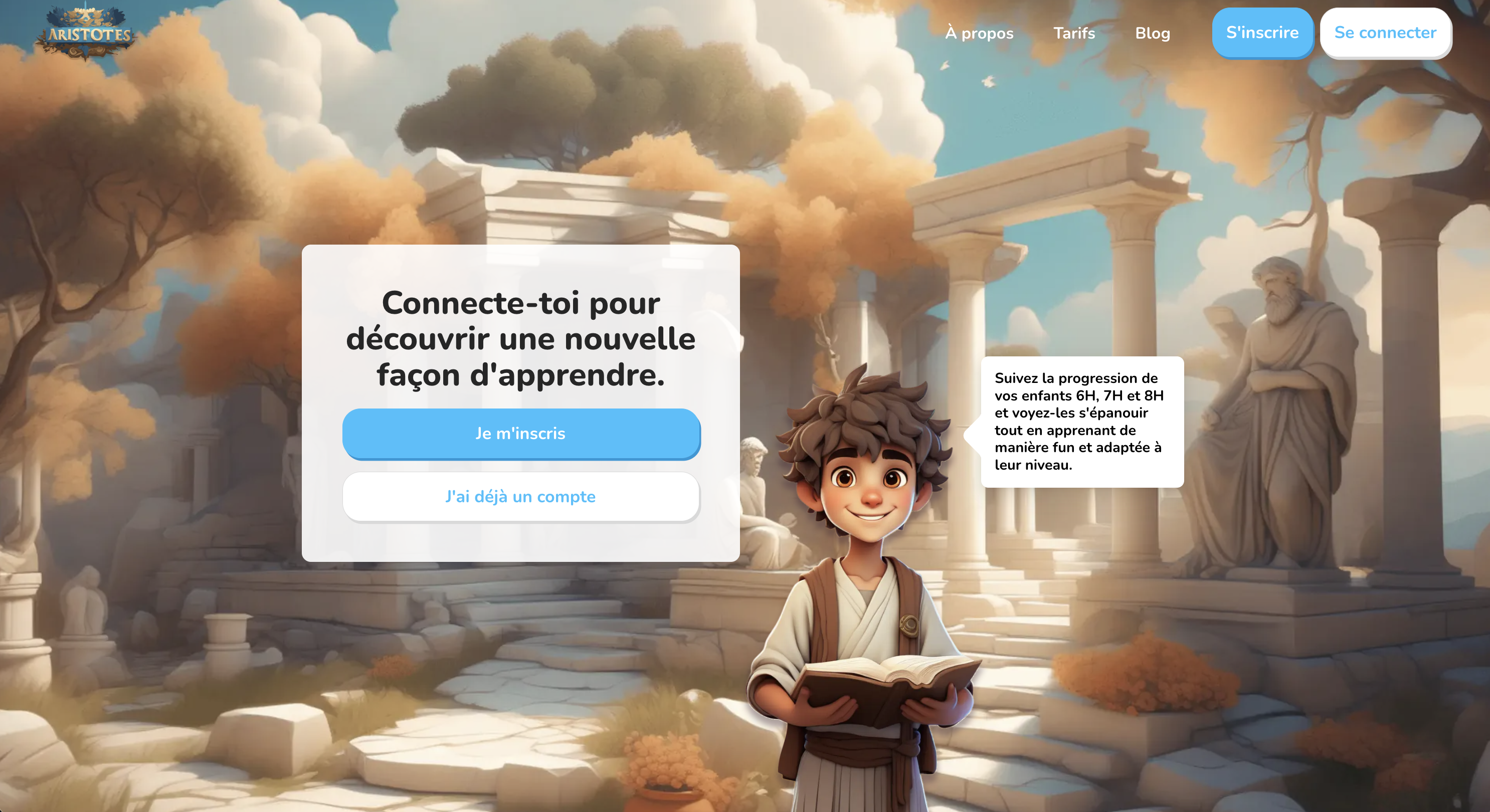 Aristotes.ch, the interactive school support platform