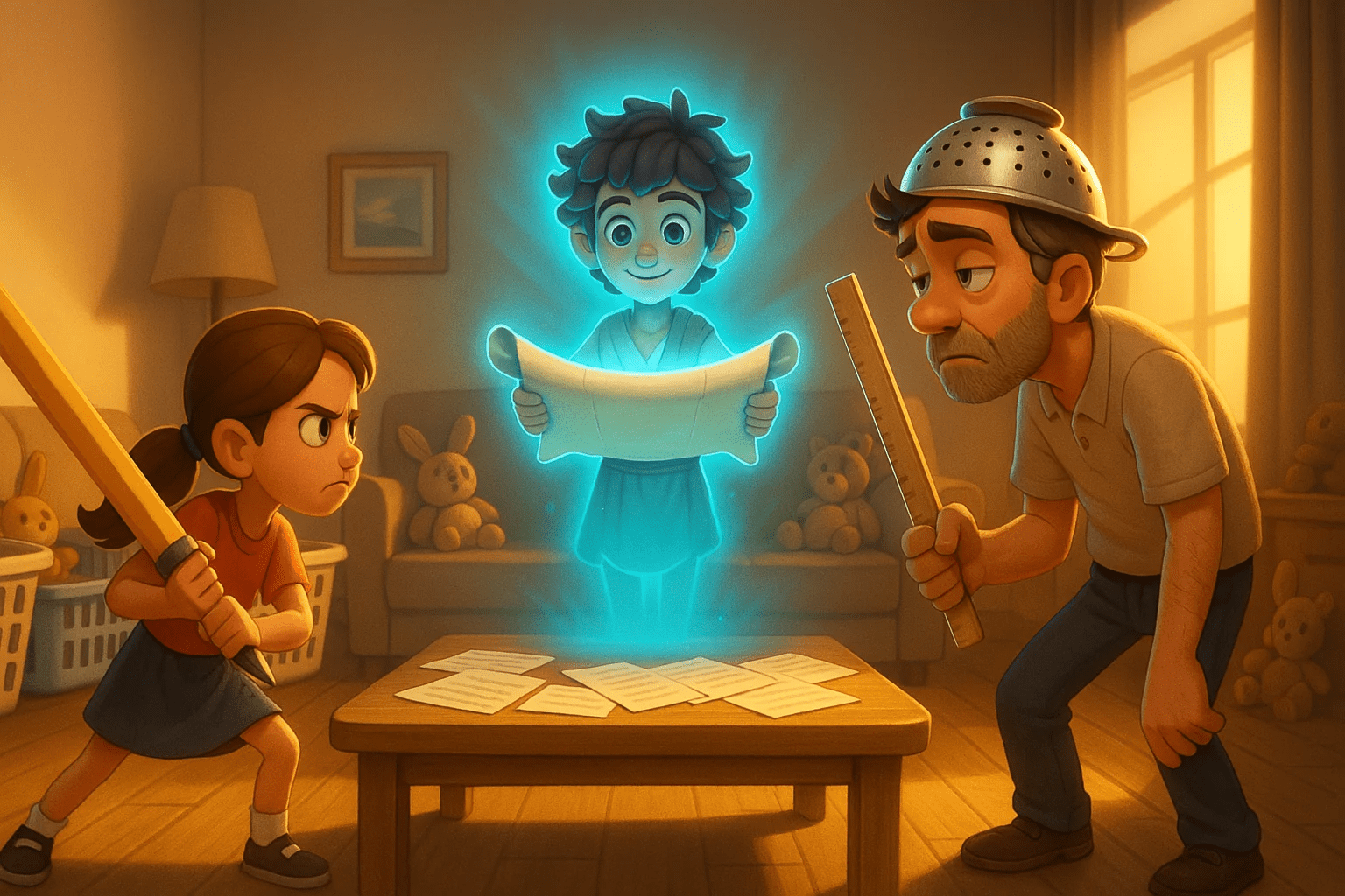 Aristotes illustration: saying goodbye to homework conflicts