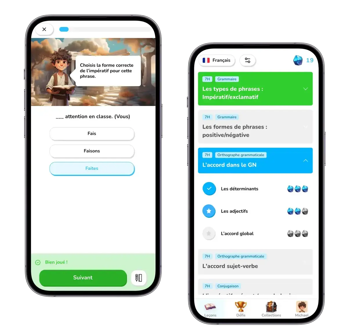 Aristotes interactive revisions on mobile