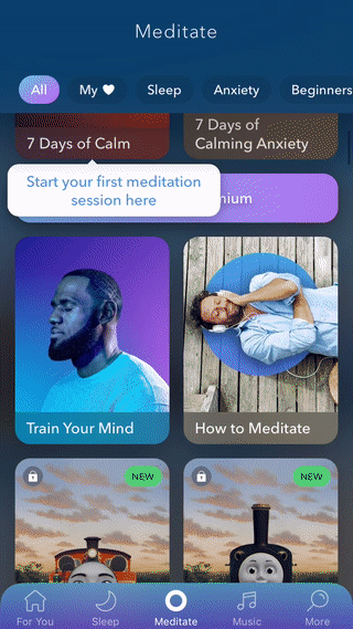 applications méditation testé calm